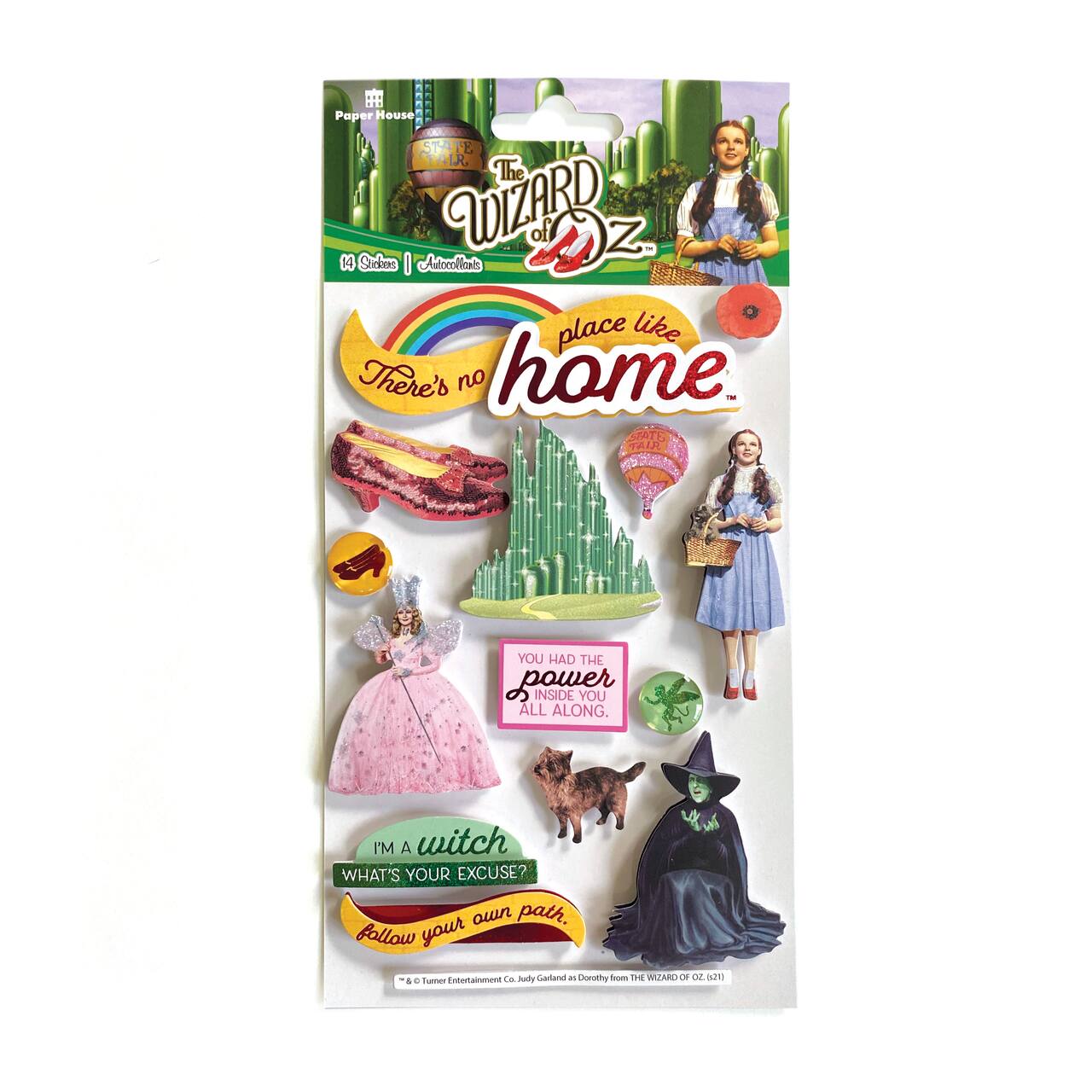 Paper House&#xAE; Wizard of Oz&#x2122; Dimensional Stickers